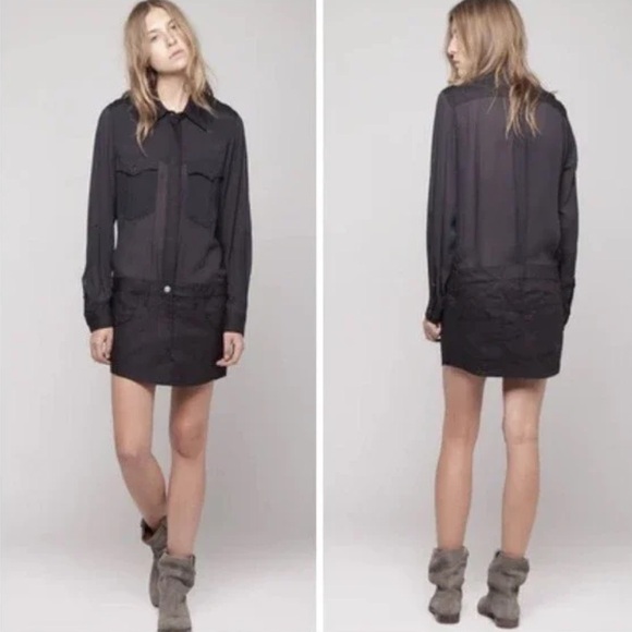 Isabel Marant Black Jacket Dress
